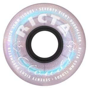 RICTA WHEELS 55mm IRIDESCENT CLOUDS PINK 78A