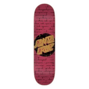 S CRUZ DECK SCRAWL BRICK DOT BIRCH 8.25