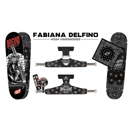 INDEPENDENT TRUCKS 149 HOLLOW FABIANA DELFINO BLACK – Skate Shack