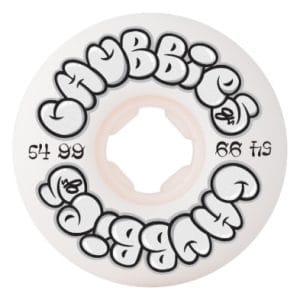 OJ WHEELS 54MM THROW UPS CHUBBIES WHITE 99A