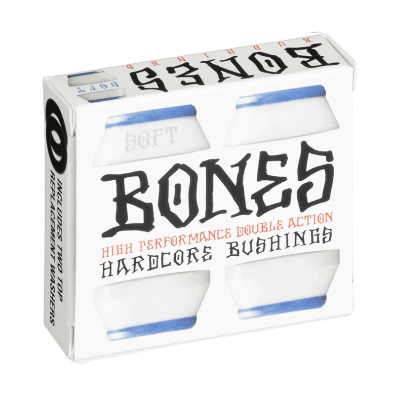 Bones - Soft Bushings (White/Blue)