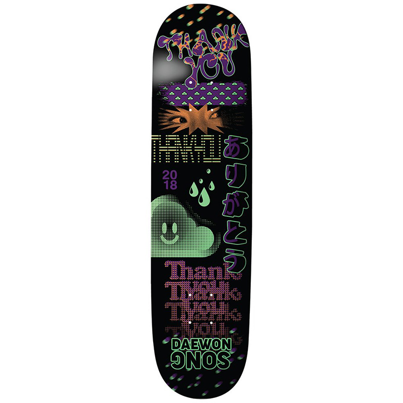 Thank You Daewon Song Fly Skateboard Deck 8.0