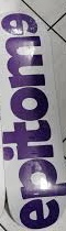 Epitome Logo skateboard deck 8.0
