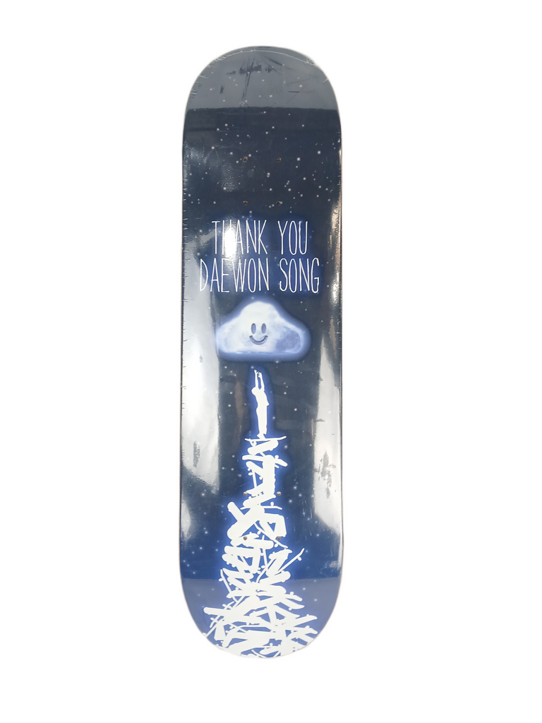 Thank You Daewon Song Cloud Abduction Black Blue White Vintage Skateboard Deck 8.25