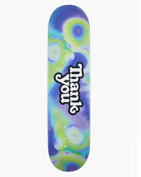 Thank You Warped Logo Skateboard Deck 8.38