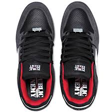 Lakai Public Enemy Telford Low Black/Charcoal Suede (size 10)