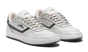 Lakai Terrace Leather Skate Shoes – Cream/Pine (US 10)