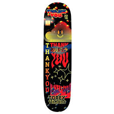 Thank You Torey Pudwill Fly Tiger Skateboard Deck 8.25