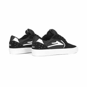 Lakai Atlantic Vulc Skate Shoes – Black/White(US 9)