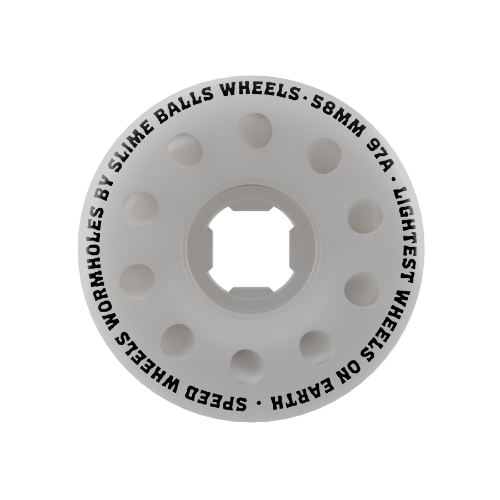 SLIME WHEELS Worm Holes White - Image 2